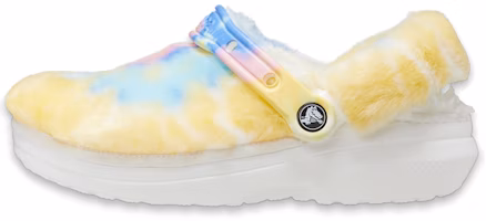 (Women) Crocs Shoe Classic Shoe Multi-Color White 207303-94S (Women) Crocs Shoe Classic Shoe Multi-Color White 207303-94S