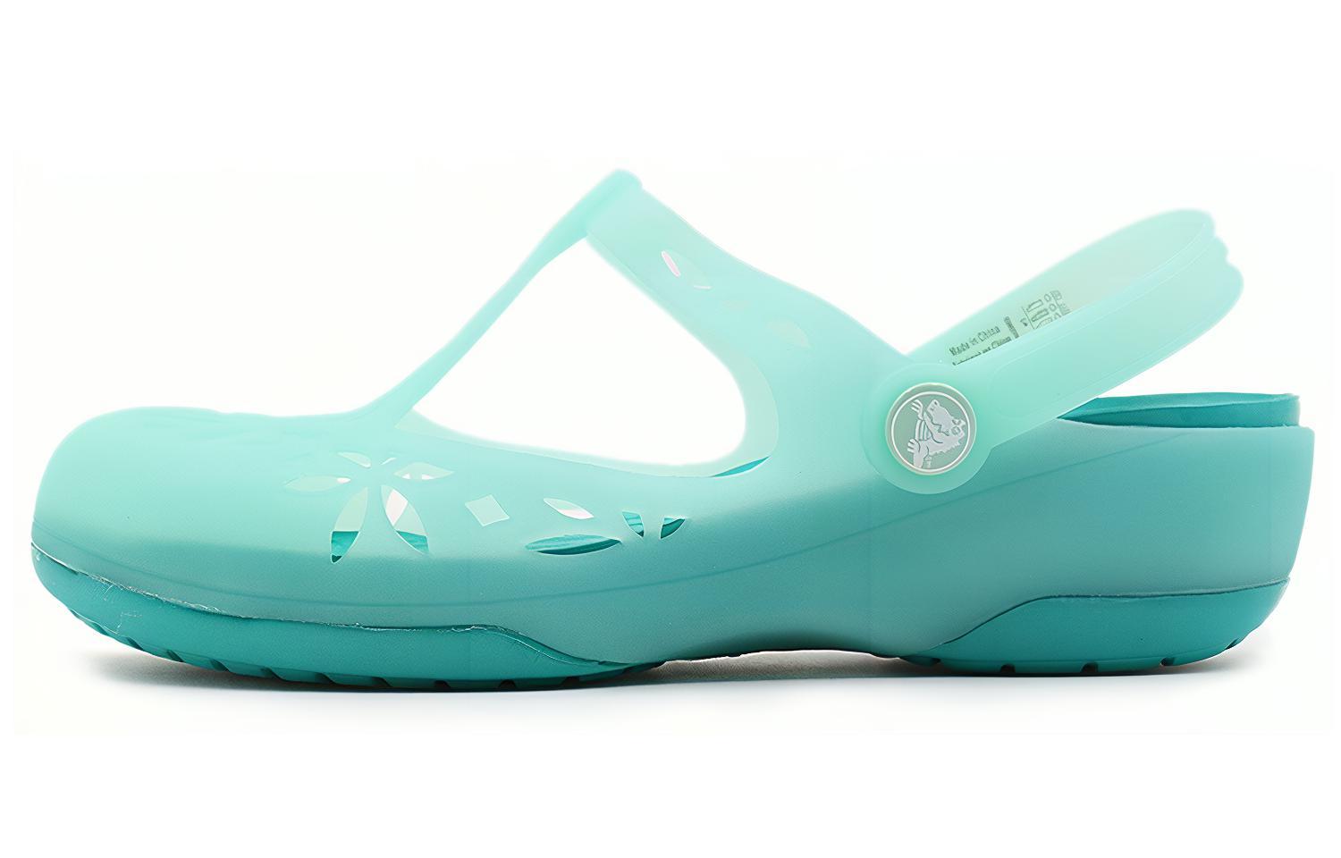(Women) Crocs Shoes Sports sandals 'Green Dark Blue' 204939-3R6