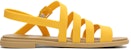 (W) Sandal Sukan Crocs 'Kuning Cerah Coklat Kuning' 206107-75Q