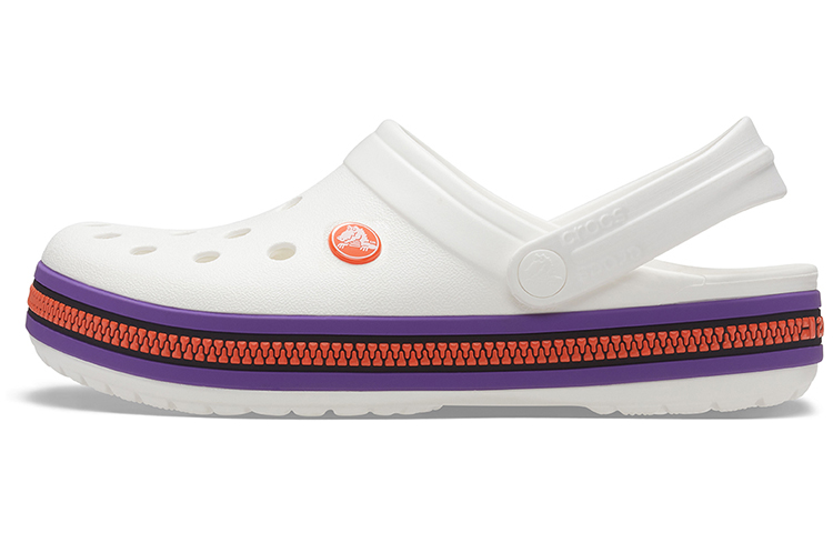 (Women) Crocs Shoes Sports sandals 'White Purple Orange' 206594-1DY