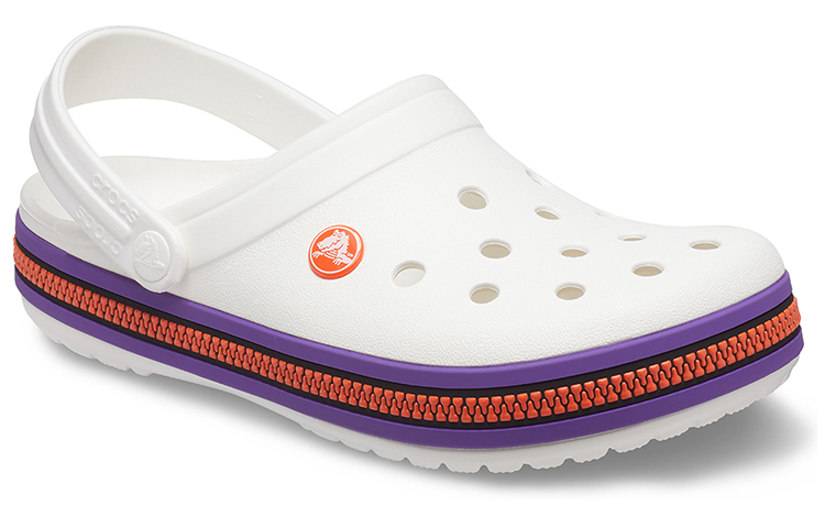 Lookbook (W) Sandales de sport Crocs blanches violettes oranges 206594-1DY