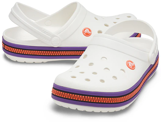 (W) Sandales de sport Crocs blanches violettes oranges 206594-1DY Shop (W) Sandales de sport Crocs blanches violettes oranges 206594-1DY