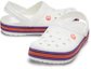 Shop (W) Sandales de sport Crocs blanches violettes oranges 206594-1DY