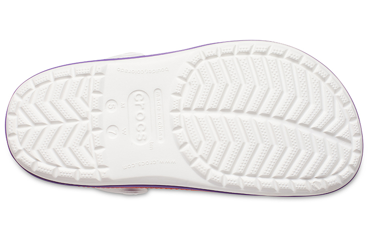 Details for (W) Sandales de sport Crocs blanches violettes oranges 206594-1DY