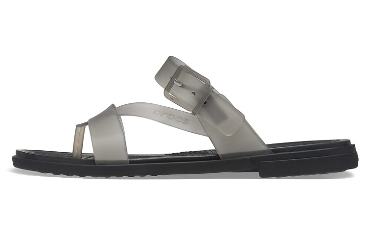 (Women) Crocs Shoes Sports slippers 'Translucent Black' 207173-001