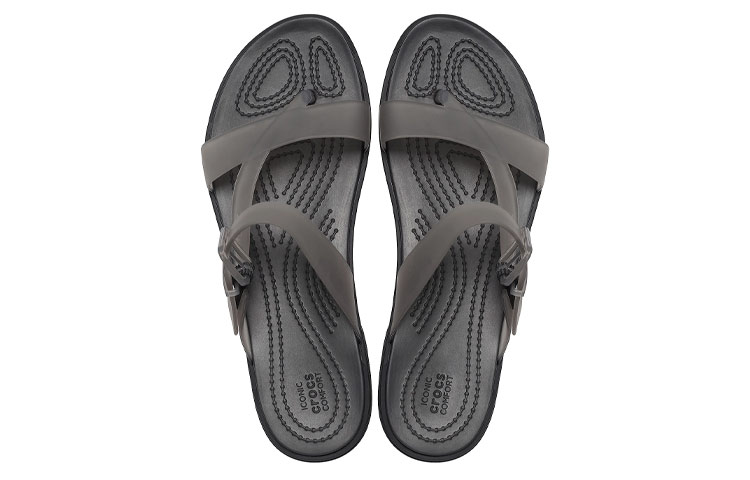 Shop (W) Crocs Schoenen Sport Slippers ''Transparant Zwart'' 207173-001