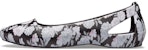 (W) Crocs Sienna 'Cetakan Kasual Hitam' 206531-97J
