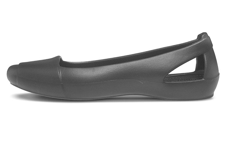 (Women) Crocs Sienna Flat Sandals 'Black' 202811-001