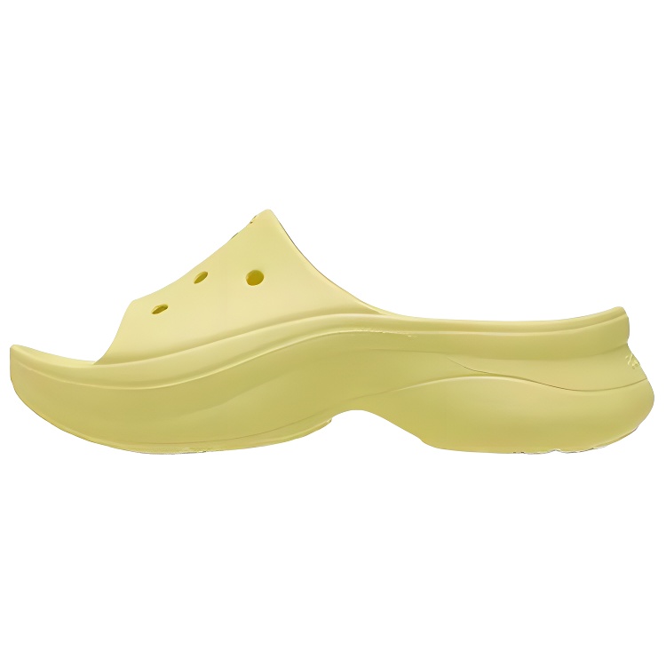 (Women) Crocs Simple Casual EVA Slide Sandals Yellow 211108-78R