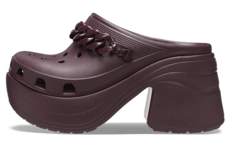 (Women) Crocs Siren Chain Clog 'Dark Cherry' 209018-6WD
