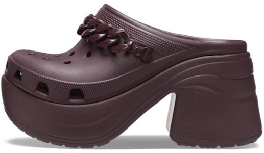 (W) Crocs Siren Chain Clog 'Dark Cherry' Original 209018-6WD Buy (W) Crocs Siren Chain Clog 'Dark Cherry' Original 209018-6WD