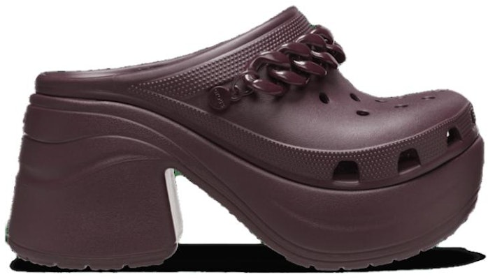(Women) Crocs Siren Chain Clog 'Dark Cherry' 209018-6WD Order (Women) Crocs Siren Chain Clog 'Dark Cherry' 209018-6WD