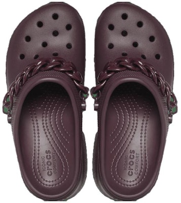 (W) Crocs Siren Chain Clog 'Dark Cherry' Original 209018-6WD Purchase (W) Crocs Siren Chain Clog 'Dark Cherry' Original 209018-6WD