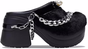 (Women) Crocs Siren Luxe Clog Black 210683-001 (Women) Crocs Siren Luxe Clog Black 210683-001
