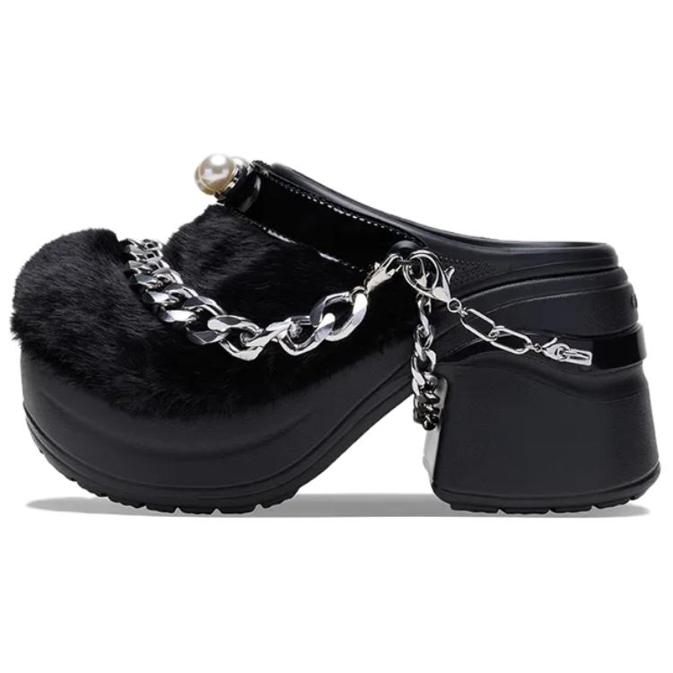 Order (W) Crocs Siren Luxe 輕便涼鞋 黑色款 210683-001