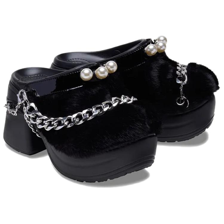 Purchase (W) クロックス サイレン ラックス クロッグ ブラック 210683-001