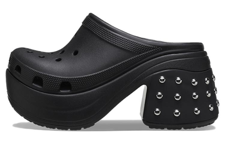 (W) Crocs Siren Studded Clogs 'Black'