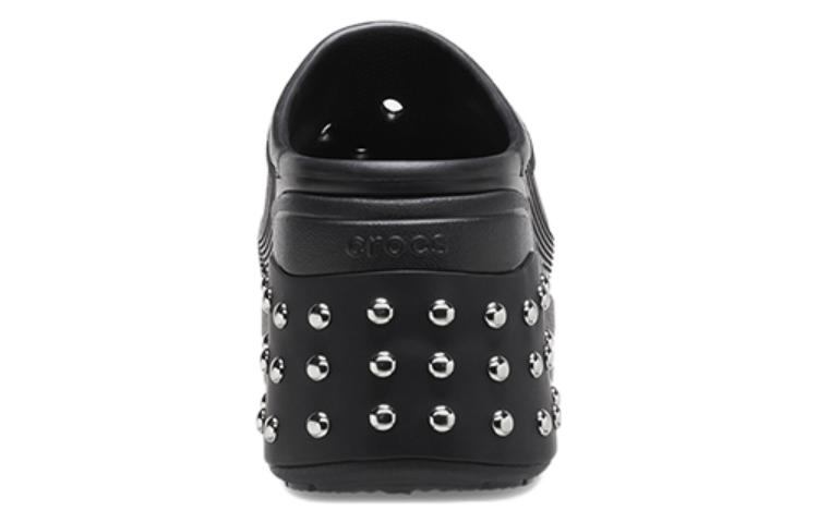 (W) Crocs Siren Studded Clogs 'Black' 圖 4