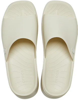 Crocs卡駱馳 防滑透氣 運動涼鞋 女款 骨白色 Lookbook Crocs卡駱馳 防滑透氣 運動涼鞋 女款 骨白色