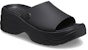 (W) Sandal Crocs Skyline Slide 'Hitam' 208182-001