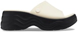 Order (W) Crocs Skyline Slides 'Vanilla Black' - Kasut Selipar Crocs Skyline 'Vanila Hitam' 208182-1LG