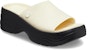 (W) Crocs Skyline Slides 'Vanilla Black' - Kasut Selipar Crocs Skyline 'Vanila Hitam' 208182-1LG