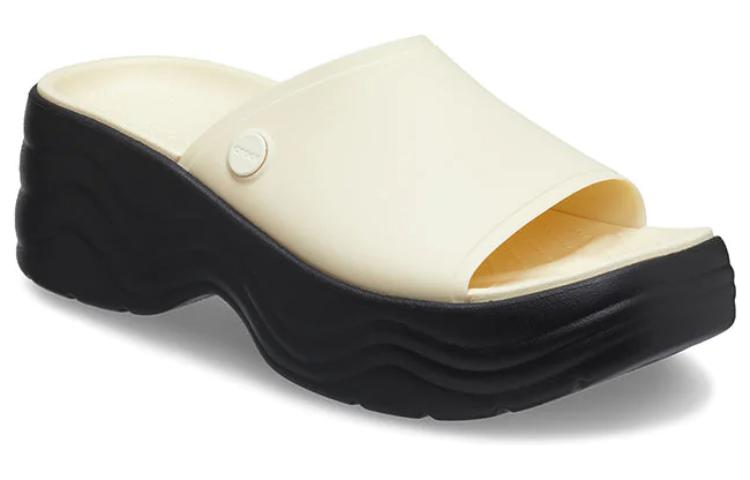 Shop (W) Crocs Skyline Slides 'Vanilla Hitam' 208182-1LG