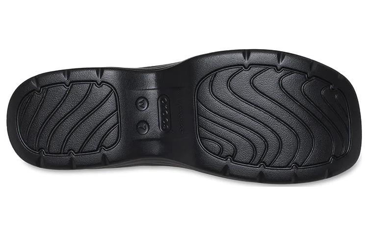 Sizing (W) Crocs Skyline Slides 'Vanilla Hitam' 208182-1LG