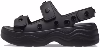 (Women) Crocs Skyline Studded Sandals 'Black' 209025-001 (Women) Crocs Skyline Studded Sandals 'Black' 209025-001