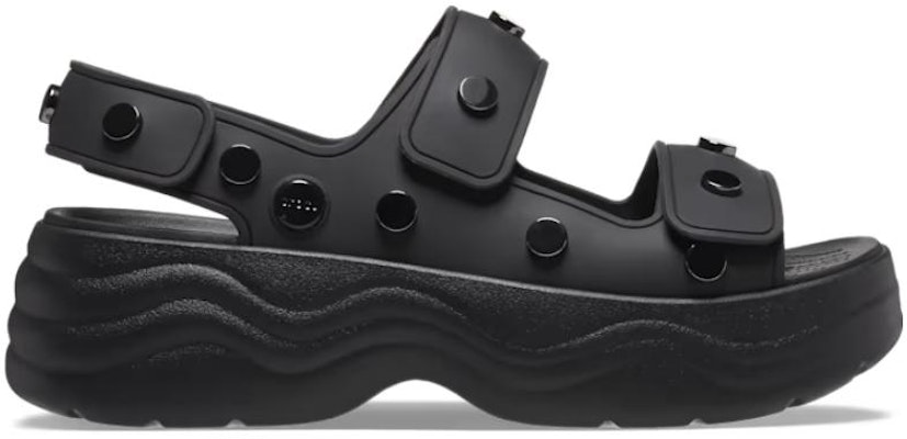 (W) Crocs 天际铆钉凉鞋 '黑色' 209025-001 Order (W) Crocs 天际铆钉凉鞋 '黑色' 209025-001