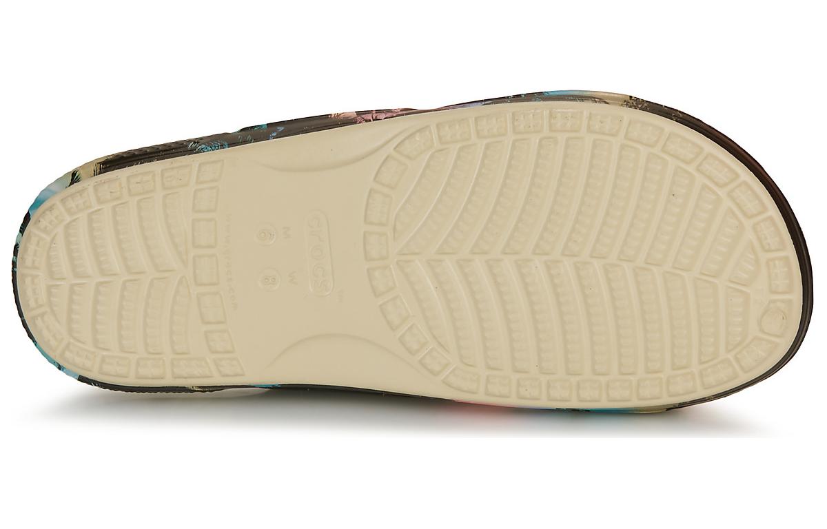 Shop Crocs卡樂齊 輕便透氣 低筒 一字拖鞋 女款 棕