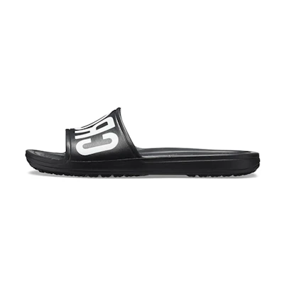 (W) Crocs Sloane 'Logo Mania Black'