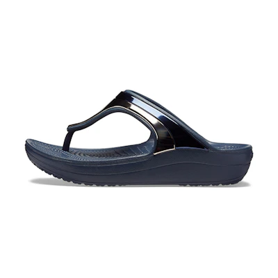 (W) Crocs Sloane 'Metallic Blue Patch'