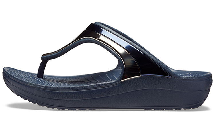 (Women) Crocs Sloane 'Metallic Blue Patch' 205357-4JD