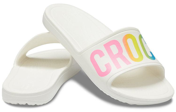 Shop (W) Crocs Sloane Logo Mania ''Bianco'' 205945-100