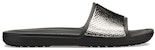 (W) 크록스 슬론 메탈릭 블랙 컴포트 (Crocs Sloane Metallic Black Comfort) 205737-0FG