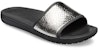 (W) 크록스 슬론 메탈릭 블랙 컴포트 (Crocs Sloane Metallic Black Comfort) 205737-0FG