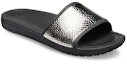 Lookbook (W) 크록스 슬론 메탈릭 블랙 컴포트 (Crocs Sloane Metallic Black Comfort) 205737-0FG