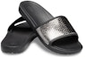 Shop (W) 크록스 슬론 메탈릭 블랙 컴포트 (Crocs Sloane Metallic Black Comfort) 205737-0FG