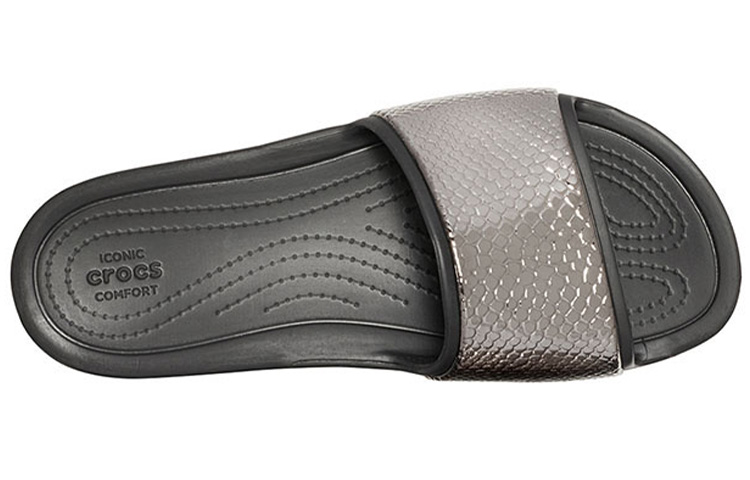 Purchase (W) Crocs Sloane MetalText ''Nero Comfort'' 205737-0FG