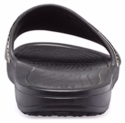 (W) Crocs Sloane MetalText ''Nero Comfort'' 205737-0FG Details for (W) Crocs Sloane MetalText ''Nero Comfort'' 205737-0FG