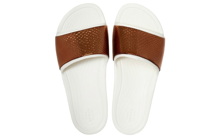 Purchase (W) Crocs Sloane MetalText ''Weiß Gold'' 205737-81F