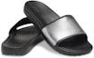 Shop (W) 크록스 슬론 샤인 플랫 슬리퍼 (블랙/실버) 206921-001