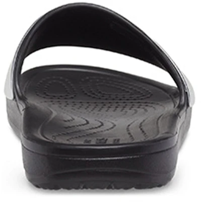 (W) Crocs Sloane Shine Low Slide Nero Argento Pantofole Casual ''Black Silver'' 206921-001 Details for (W) Crocs Sloane Shine Low Slide Nero Argento Pantofole Casual ''Black Silver'' 206921-001