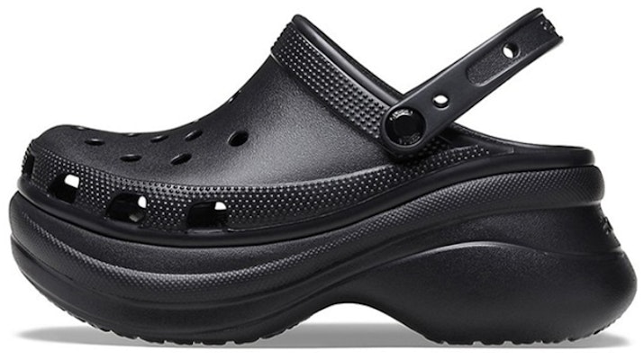 (Women) Crocs Small Whale Retro Crocs Thick Sole Black Sandals 206302-001 Buy (Women) Crocs Small Whale Retro Crocs Thick Sole Black Sandals 206302-001