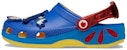 (W) Crocs Salju Putih Klasik Clogs 'Biru Kuning Merah' 209483-769