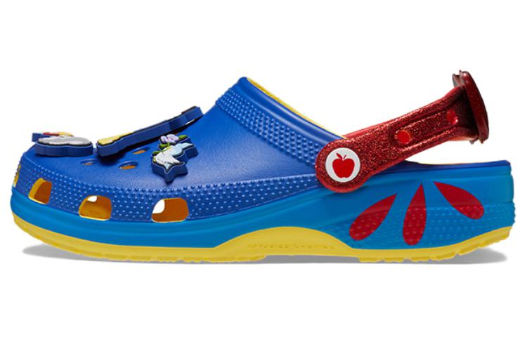 (Women) Crocs Snow White Classic Clogs 'Blue Yellow Red' 209483-769