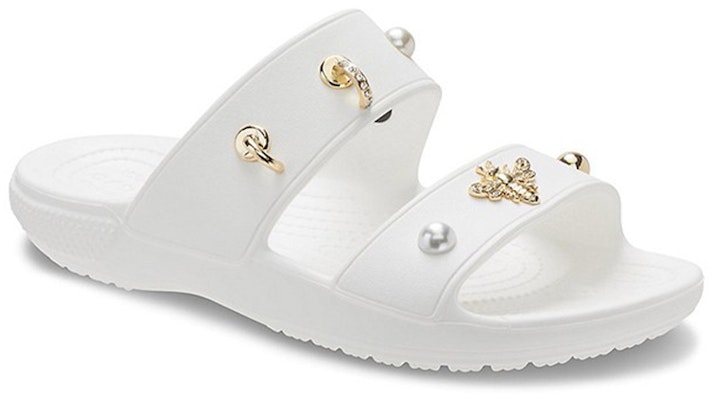 (W) Crocs Sandal Lembut Putih Outdoor Sol Datar Santai Olahraga 207387-103 Lookbook (W) Crocs Sandal Lembut Putih Outdoor Sol Datar Santai Olahraga 207387-103