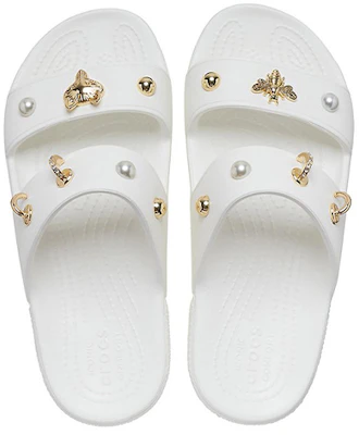 (W) Crocs白色户外平跟运动拖鞋软底舒适款 207387-103 Purchase (W) Crocs白色户外平跟运动拖鞋软底舒适款 207387-103