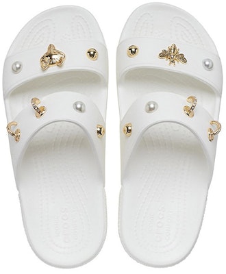 (W) Crocs Sandal Lembut Putih Outdoor Sol Datar Santai Olahraga 207387-103 Purchase (W) Crocs Sandal Lembut Putih Outdoor Sol Datar Santai Olahraga 207387-103